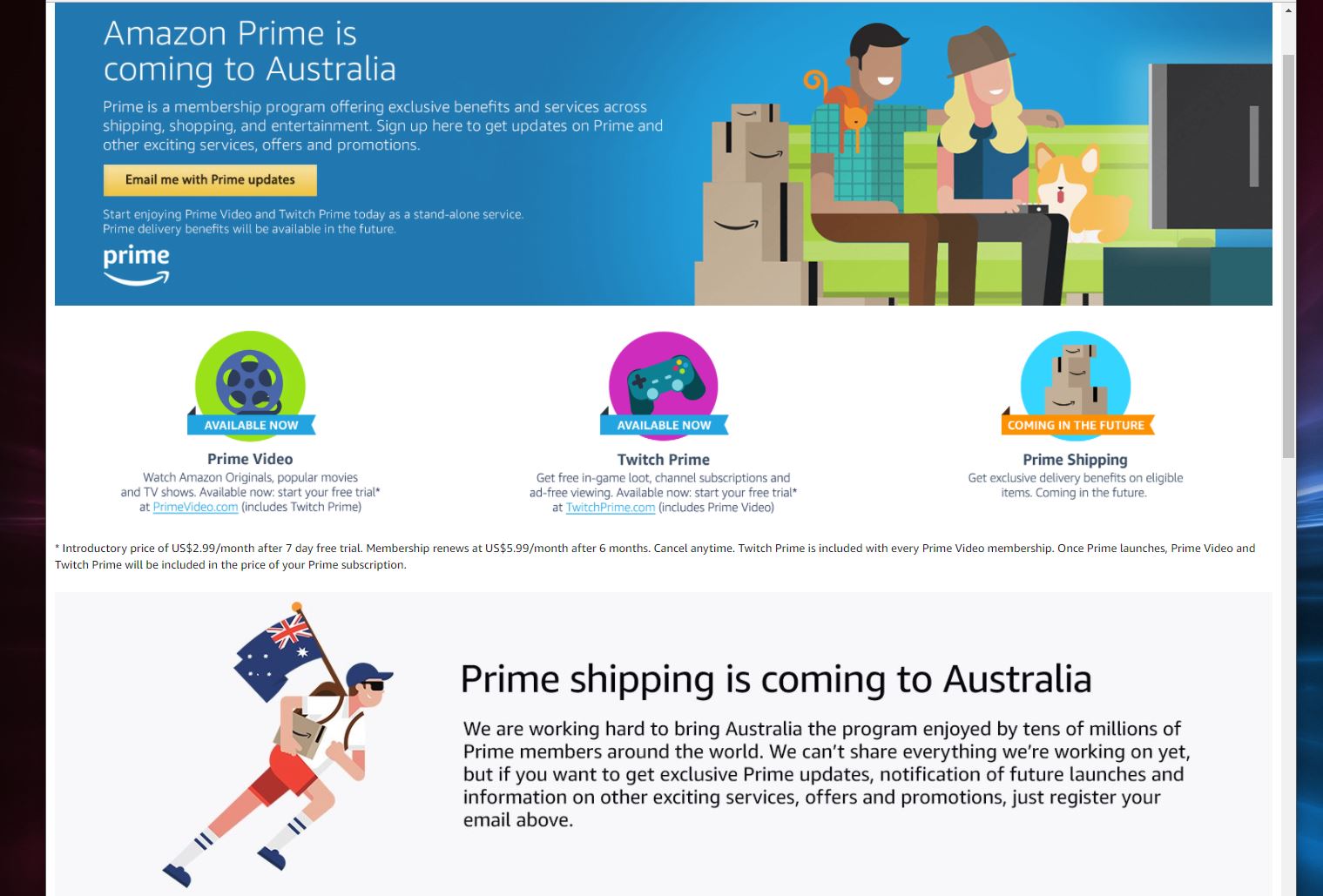 Confirmed Amazon Prime Shipping is coming to Australia techAU